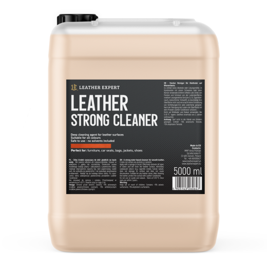 Силен почистващ препарат за кожа Leather Expert - Leather Strong Cleaner (5 l)