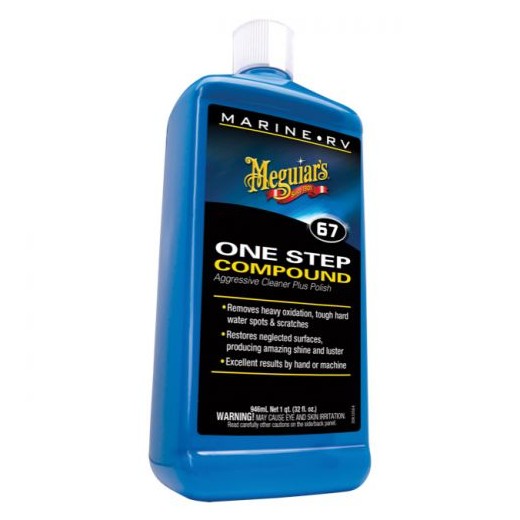 Полиращ препарат за ламинирани повърхности Meguiars Marine One-Step Compound (946 ml)
