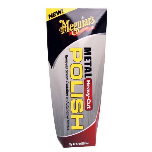 Екстра абразивен полир за метали Meguiars Heavy-Cut Metal Polish - (119 g)