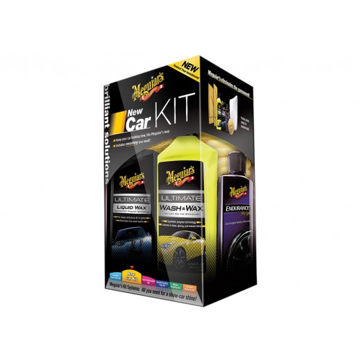 Комплект автокозметика за поддръжка на нов автомобил Meguiars New Car Kit