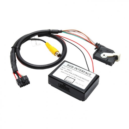 Адаптер за видеосигнала на паркинг камера за OEM радиа Seat / Škoda / VW (Модул 2681)