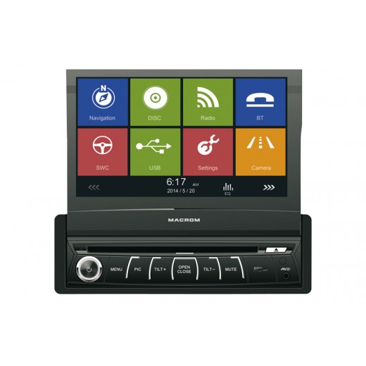 Автомобилно радио MACROM M-DVD6560R