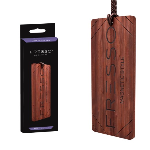 Dřevěný visící vůně Fresso Magnetic Style Wooden Hanger