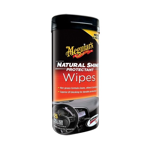 MEGUIARS NATUREAL SHINE WIPES UBROUSKY 25ks