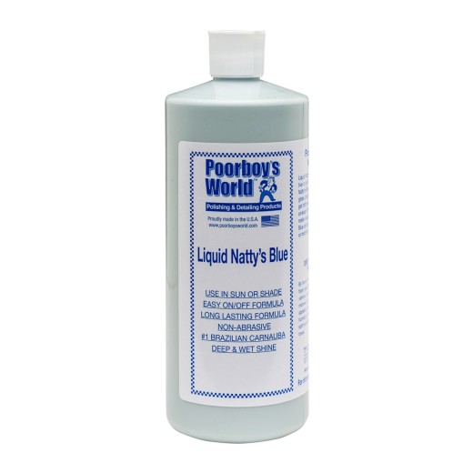 Течен карнаубов восък Poorboy's Liquid Natty's Blue Wax (946 ml)
