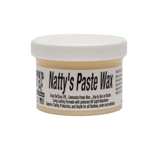 Карнаубски восък за светли цветове Poorboy's Natty's Paste Wax White (227 g)
