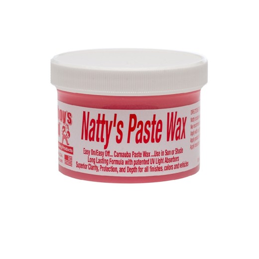 Восък, който подчертава дълбочината и блясъка Poorboy's Natty's Paste Wax Red (227 g)