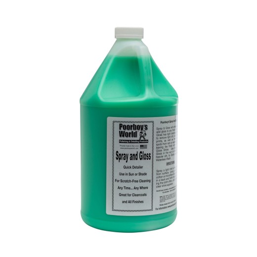 Бърз детайлер Poorboy's Spray and Gloss (3,78 l)