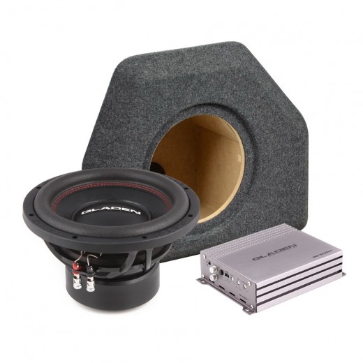 Комплект субуфер в OEM озвучителна кутия и усилвател за Volkswagen Passat B6, B7 №2