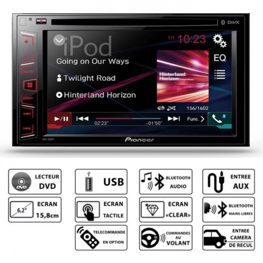 Автордио Pioneer AVH-280BT