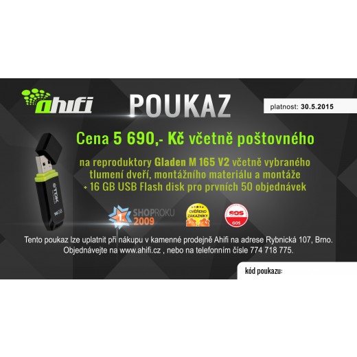 ваучер за смяна на предни говорители - 5690 CZK