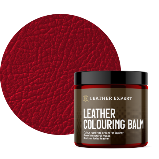 Балсам за кожа Leather Expert - Leather Colouring Balm Red (250 ml)