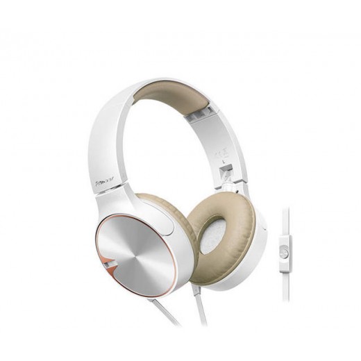Надглавни слушалки Pioneer SE-MJ722T-T бяло-бежови