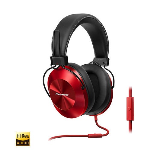 Надглавни слушалки Pioneer SE-MS5T-R червени