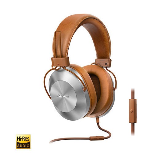 Надглавни слушалки Pioneer SE-MS5T-T кафяви