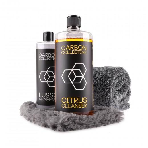 Комплект автокозметика за миене на автомобил Carbon Collective