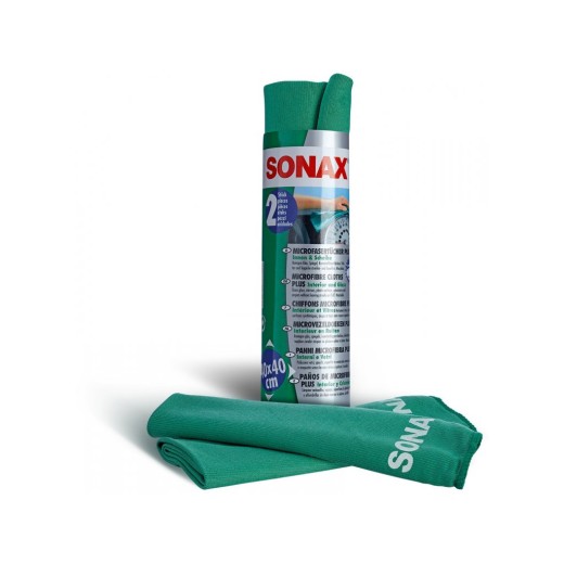 Микрофибърна кърпа Sonax за интериор и стъкло - 2 бр.