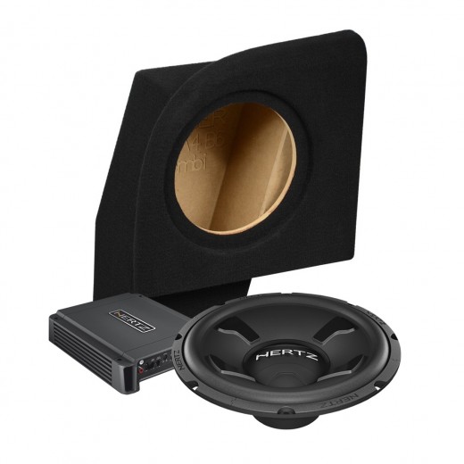 Комплект субуфер в OEM кутия и усилвател за Audi A4 B6 Avant №1