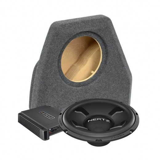 Комплект субуфър в OEM кутия и усилвател за Volkswagen Golf V, VI №1