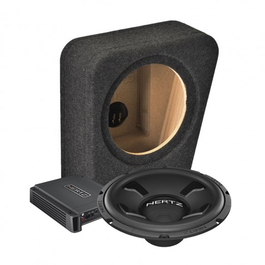 Комплект субуфер в OEM кутия и усилвател за Volkswagen Passat B5 ч.1