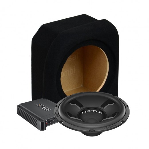 Комплект субуфер в OEM кутия и усилвател за Volkswagen Passat B5 Variant ч.1