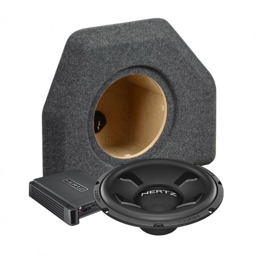 Комплект субуфер в OEM кутия и усилвател за Volkswagen Passat B6, B7 ч.1