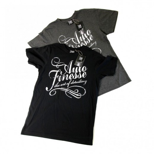 Тениска Auto Finesse Black T-Shirt L