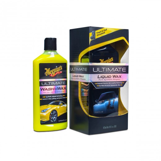 Osnovен комплект автокозметика za mytene i zashtita na laka Meguiar's Ultimate Wash & Wax Kit