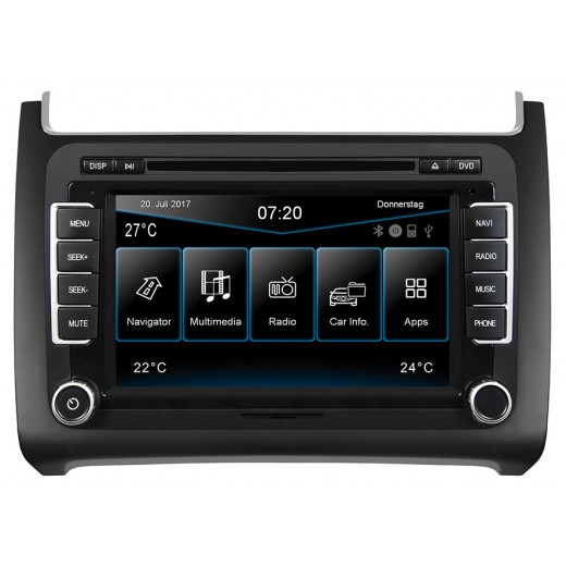 Автомагнитола ESX Naviceiver VN720-VO-P6C-GREY за VW Polo 6C