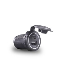 Зарядно USB-A & USB-C за вграждане, 5 V, 4.2 A MY1218