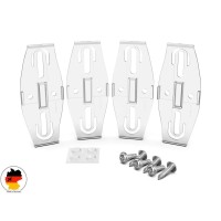 Plexiclick - прозрачен държач за словашки регистрационен номер