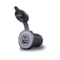 Зарядно USB-A & USB-C за вграждане, QC3.0, PD 3.0 MY1298
