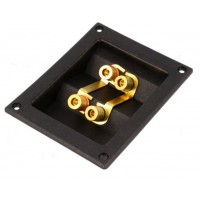 Basser 4-полюсен терминал за високоговорители