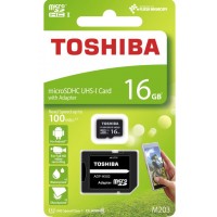 Karta pamet TOSHIBA micro SDHC 16GB s vklyuchen adapter