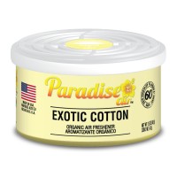 Освежител за въздух Paradise Air Organic Air Freshener Exotic Cotton - Екзотичен памук (42 g)