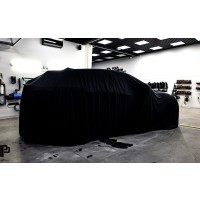 Покривало за автомобил Poka Premium Equipment Premium quality car cover black with welt - Combi / SUV