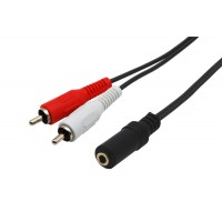 Audio adaptér JACK - CINCH