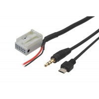 AUX a micro USB adaptér pro Mercedes
