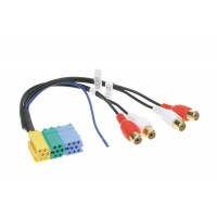 AUX изходен адаптер MINI ISO - CINCH