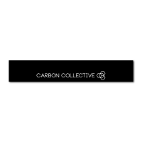 Sтикер Carbon Collective Sunstrip – Cutout Logo Gloss Black
