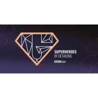 Банер за стена Gyeon Banner / Certified Detailer Superheroes of Detailing 200x90 cm