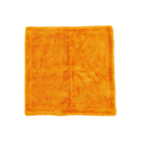 Carbon Collective Onyx Twisted Mini Drying Towel - Wheels & Shuts (Orange)