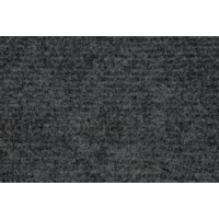 Ребриста антрацитова тапицерийна тъкан Mecatron 374043