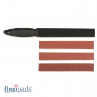 Комплект за ръчно шлифоване Flexipads Handfile Kit - Handfile + 3 Assorted Abrasives Strips