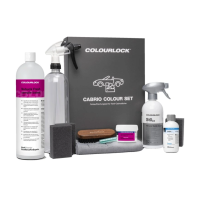 Комплект за почистване и обработка на кабрио COLOURLOCK by KochChemie Cabrio Colour Set grey brown dark
