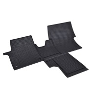 Гумени автомобилни стелки Rigum за Citroën SpaceTourer 2 места (2016 -) / Opel Zafira Life 2 места (2019 -) / Peugeot Traveller 2 места (2016 -) / Toyota Proace Verso 2 места (2016 -)