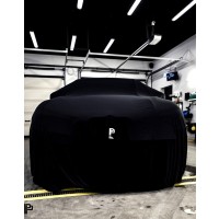 Покривало за автомобил Poka Premium Equipment Premium quality car cover black with welt - Hatchback / Sedan