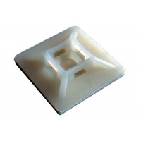 Самозалепващи държачи за кабелни връзки 28 x 28 mm (100 бр)