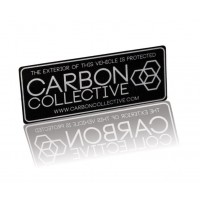 Лепенка Carbon Collective 80 mm Foil Interior Window Sticker