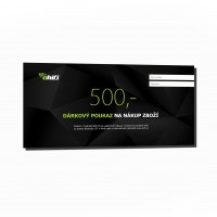 Подаръчен ваучер на стойност 500 CZK